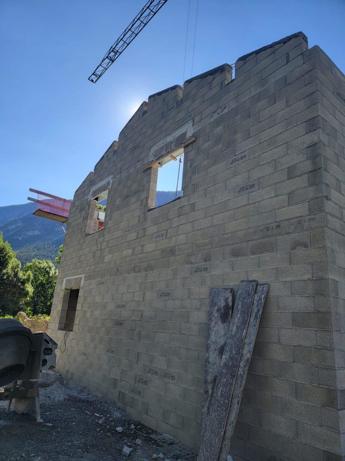 Construction d'une Maison Individuelle - Val Cenis (73) 15 Construction Parpaings Val Cenis - Image 7