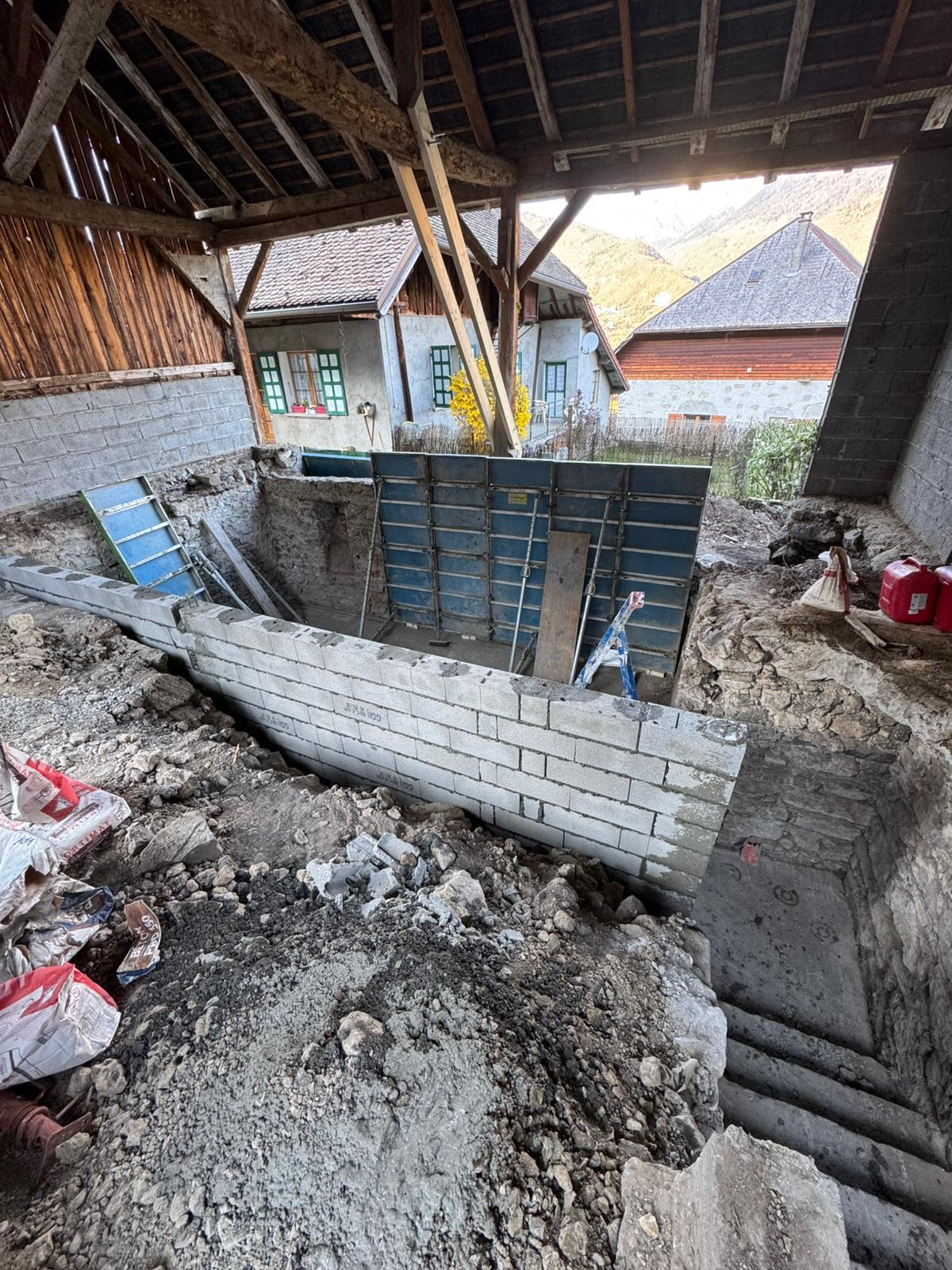 Elevation en parpaings 2