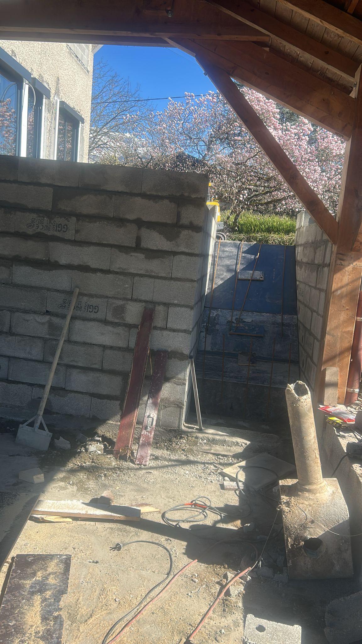 élévation en parpaings