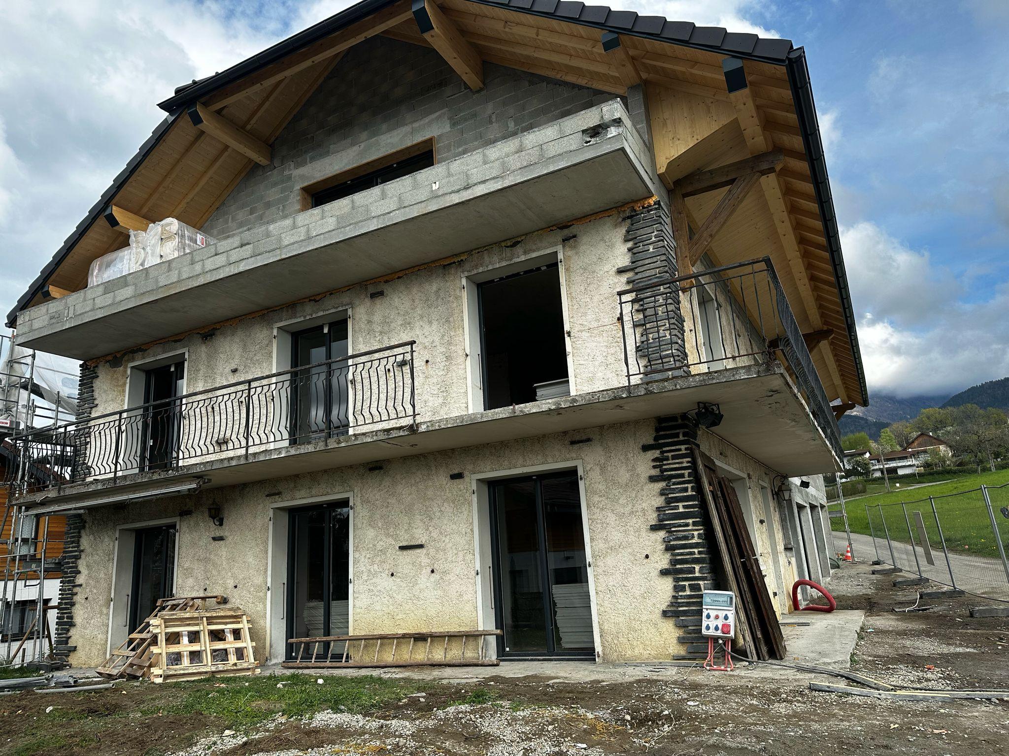 Rénovation d'une grange - Villaz (74) 8 Facade définitive 2
