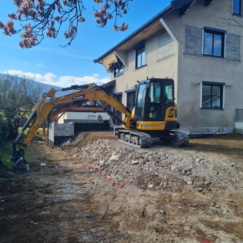 Réhabilitation d&rsquo;une maison et aménagement extérieur – St Jorioz (74)